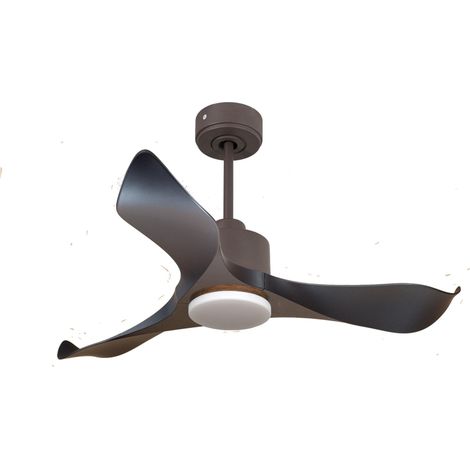 Ouray de Klassfan - Ventilateur de plafond et destratificateur moteur DC basalte pales bois blanc 30 à 50 m² OurayDC1P7Wi152 (1/5)