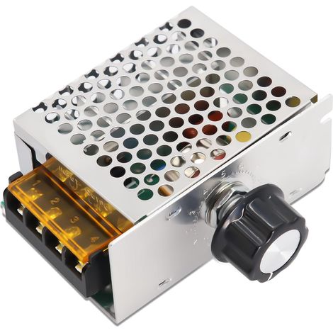 220 V AC 220 V 4000 W Hochleistungs-SCR-Motordrehzahlregler, AC 220 V Drehzahlregler, Spannungsregler, geeignet für Haushaltsgeräte