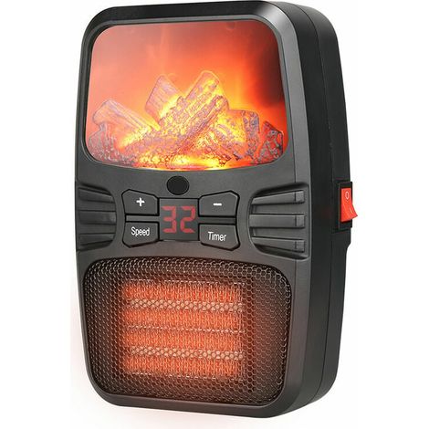 SHINING HOUSE Keramik-Heizlüfter, 220–240 V, EU-Elektroheizung, verstellbarer Thermostat, Anti-Überhitzungsschutz, Standheizung, Oszillations-Zusatzheizung – tragbare Mini-Heizung für Zuhause (1/2)