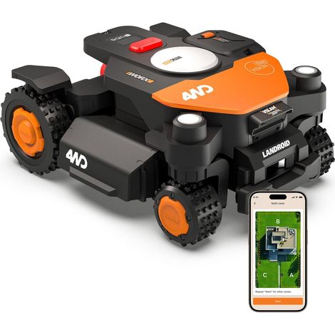 Mähroboter WORX VISION CLOUD 4WD Wr340e 600m² WORX (1/5)