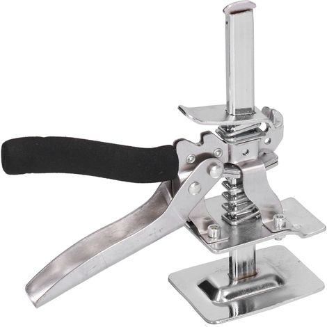 Carreleur inox réglable en hauteur pour carrelage, niveau à vis, outil pose précise, acier inoxydable, ajusteur de niveau carreaux, dispositif professionnel. (1/5)