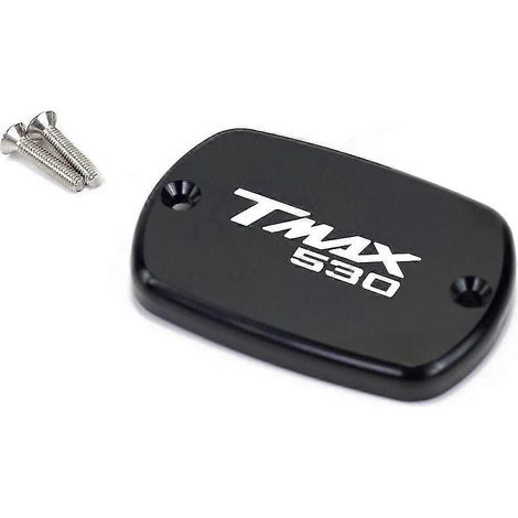 Für Yamaha Tmax 560, T-max 500, Tmax560, Tmax 530, Sx, Dx 560, Techmax Motorrad: Bremsflüssigkeits- und Kraftstoffbehälter-Abdeckung – 1 Stück, schwarz