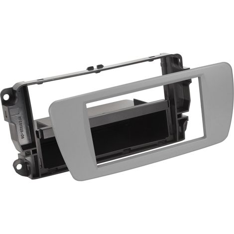 Support autoradio compatible avec Seat Ibiza 6j Gris Dublin 1Din