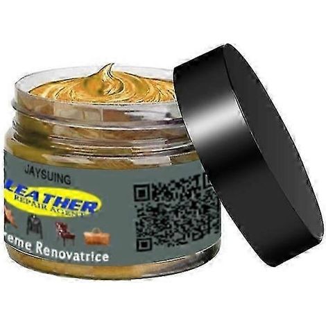 50 g de mastic épais pour réparer le cuir, pour combler les trous, les éraflures, les fissures et les rayures. (1/5)