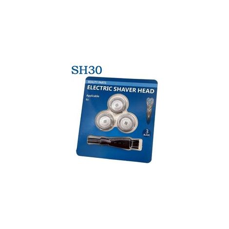 Lames SH30/50, lot de 3 avec joint d'étanchéité, compatibles avec les têtes de rechange des rasoirs S5000 et S1000