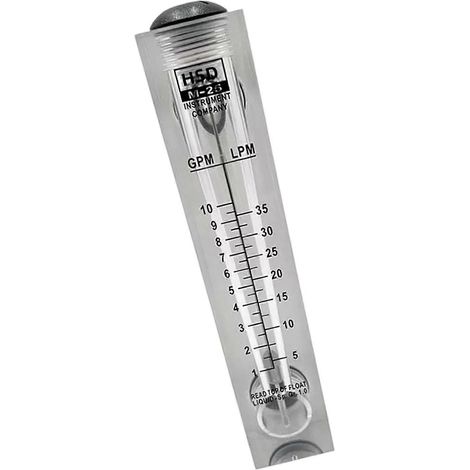 Appareil de mesure de débit d'eau fiable avec écran clair. Débitmètre simple, adapté à de multiples environnements. Multicolore, 10 gallons. (1/5)