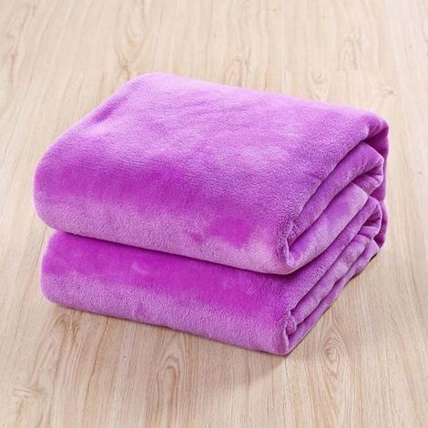 Couverture Jetable 120 x 200 cm - Microfibre Polaire Douce - Pour Canapé Lit Camping Voyage - 1 Pièce (1/5)