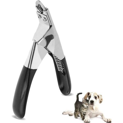 Coupe-ongles pour animaux avec lumière, pour chats, petits chiens et chiots  une LED ultra-lumineuse illumine la ligne de l'ongle pour éviter de couper trop court. (1/5)