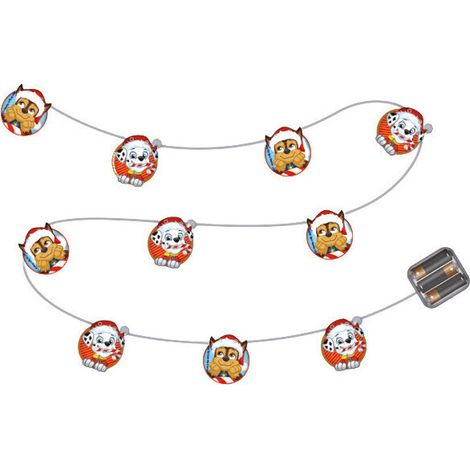 Guirlande lumineuse de Noël avec 10 LED - Pat Patrouille (1/4)