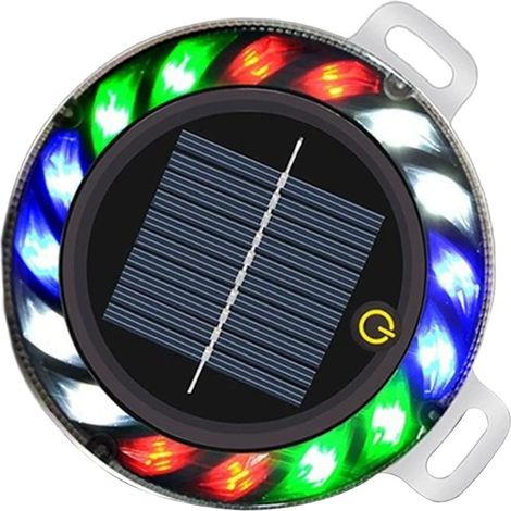Lampe Stroboscopique Solaire d'Avertissement Balise LED de (1/5)