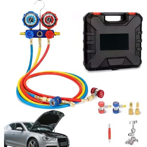 Jeu de Manomètres CVC - Jeu de Manomètres de Diagnostic AC - Kit de (1/5)