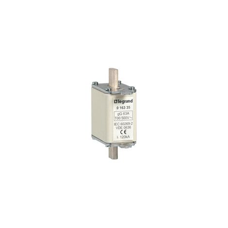 CARTOUCHE INDUSTRIEL À COUTEAU GG TAILLE 00 AVEC VOYANT 35 A LEGRAND 016322