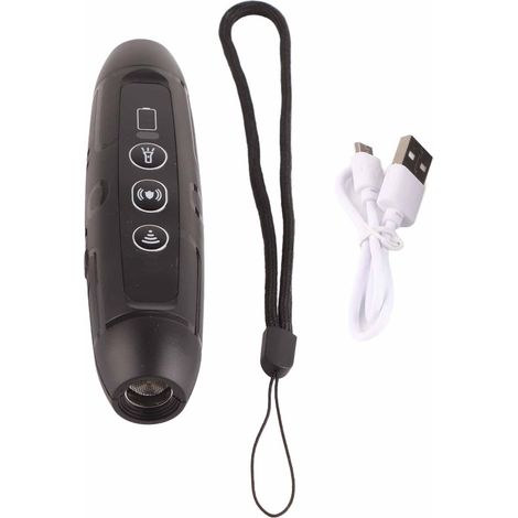 Sifflet électronique ultrasonore à 3 vitesses réglables, entraîneur portable avec batterie intégrée incluse. (1/5)