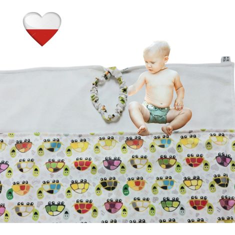 Tapis à langer réutilisable NappiMe en forme de tortue (1/5)