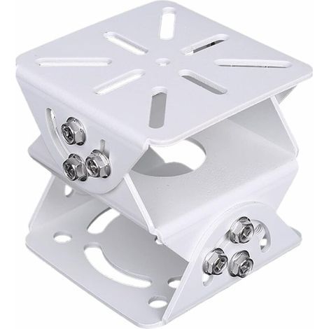 Universel Support commun pour caméra de sécurité, Support à 3 Axes Ajustable Base en métal Solide, Connecteur Convient pour l'installation de caméras de vidéosurveillance (1/5)