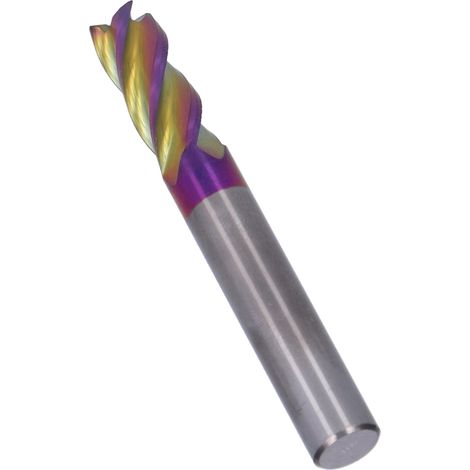 Fraises CNC en spirale D10 pour usinage métal, longueur 75 mm, accessoire fraisage. (1/5)