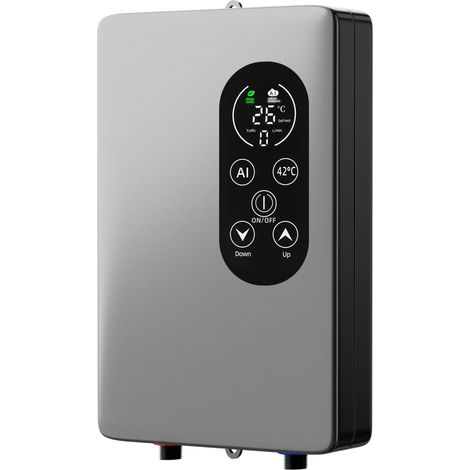 Durchlauferhitzer für Küche, Bad und Dusche, Mini 5500 W, 220 V, grau (1/4)