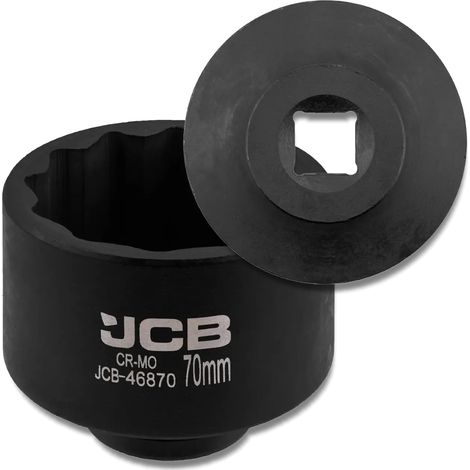 JCB Schlagschrauber-Steckschlüssel 3/4" 70 mm 12-Kant Cr-Mo