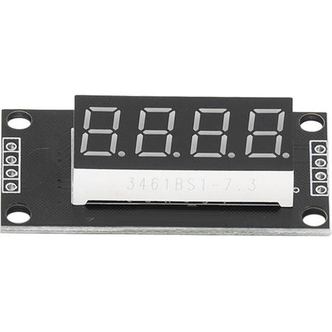 Module d'affichage numérique à tube LED, écran 0,36 pouce, 4 chiffres, 7 segments, carte PCB TM1637, module 5 V (1/5)