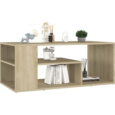 Table basse Chêne sonoma 100x50x40 (1/5)