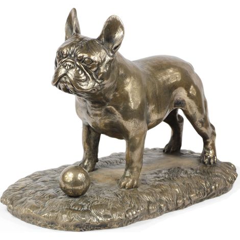 Bouledogue français I - statuette de chien exclusive, design d'intérieur luxueux, édition limitée de figurines Art-Dog (1/5)