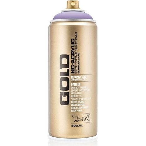 Bombe de peinture - Gold - Acrylique - Lilas Light - G4110 - 400ml - Montana Cans