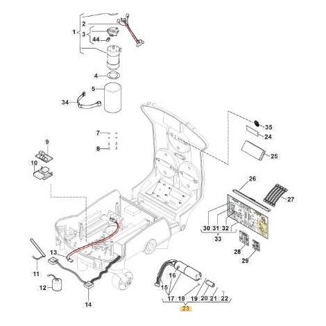 ORIGINAL STIGA RADMOTOR – 1126-1354-02