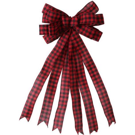 Déco de Noël Lin Nœud Papillon pour Sapin et Maison Ornement Suspendu Festif (1/3)
