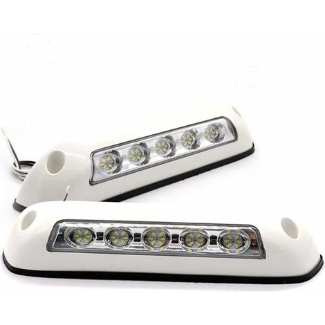 luces LED para toldo de caravana, 12 V, impermeables, para porche, lámparas de pared interiores, para caravana, autocaravana, barco, yate, remolque, camión.