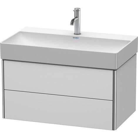 Meuble sous-vasque XSQUARE 397x784x460mm blanc semi-brillant