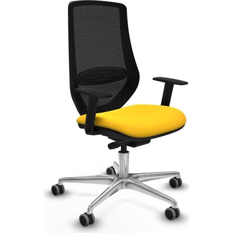 Piqueras Y Crespo Mardos Chaise Bureau Jaune Confortable (1/3)