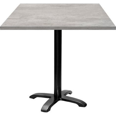 Table 70 x 70 cm - modèle Bazila béton naturel (1/4)