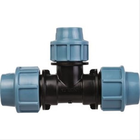 Té réduit 32x25x32 pour tube PE eau