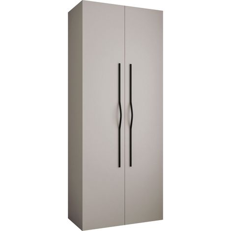 Armario Hartford 562, Cachemira, 246x100x52cm, Puertas de armario: Con bisagras, Número de estantes: 6 (1/5)