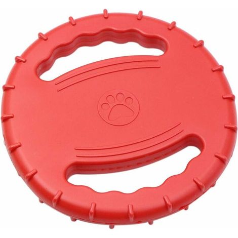 Petilleur Grand Chien Frisbee Interactif Jouet Frisbee pour Chiens Flotant et Resistant (Rouge) (1/5)