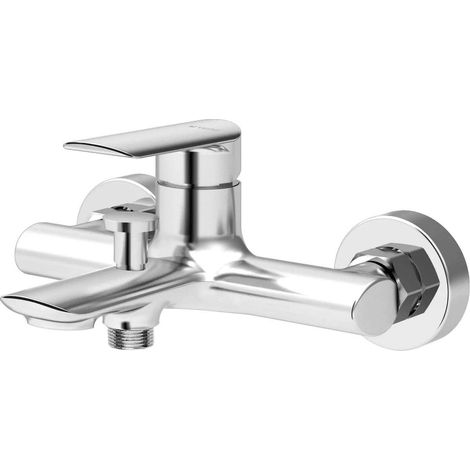 Wannenarmatur solo mit Brauseanschluss 1/2", ALETTA CROMO