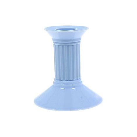 Portacandele in plastica, 10 cm, 1 pezzo, blu