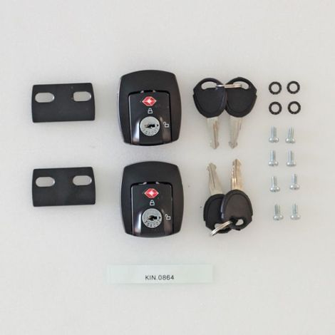 Set mit 2 TSA GT LINE Schlössern für ROCK 350 und TURTLE 350 Koffer inklusive Schlüssel