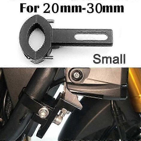 Support de phare de moto avec rallonge, support de fixation réglable et pince pour fourche de 38 à 60 mm (1/5)