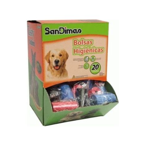 1200 borse igieniche universali sandimali per cani Excrees - 60 rotoli x 20 borse c/u