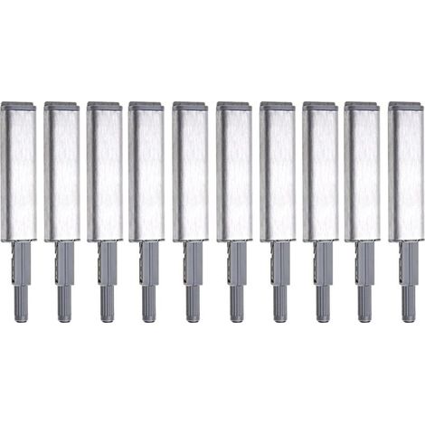 10 systèmes d’ouverture avec bouton poussoir , kit pour porte, tiroir, meuble
