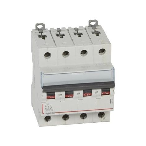 Disjoncteur DX3 6/10kA-C 4P 16A