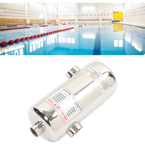 Échangeur de Chaleur de Piscine échangeur de Chaleur à Tube en Acier Inoxydable 40KW Chauffage Solaire de Piscine (1/5)