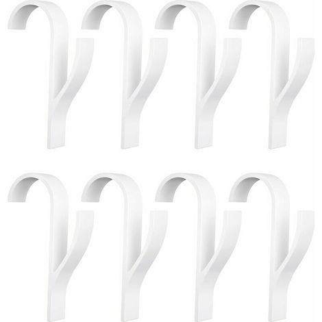 8 Pack Heated Towel Rail Hooks for Bathroom Kitchen Toilet