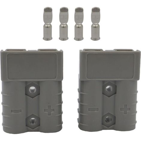 Connecteur Anderson pour Charger et alimenter Paire Mâle et Femelle AMH 50A 600V-AIMOONSA