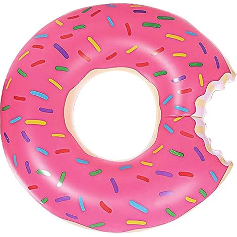 Anneau De Natation Forme De Donut - Gonflable Pour Piscine Extérieure Et Intérieure - Pour Enfants - 1 Pièce (1/5)