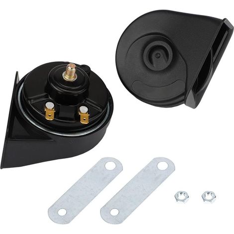2Pcs 12V Klaxon Voiture 120db Klaxon de Train Klaxons de Corne (1/5)