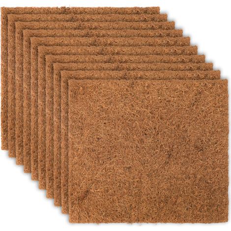 Nestingstrohhalme aus natürlichen Kokosfasern für Hühnerställe, 6 oder 10 Stück, 33 x 33 cm