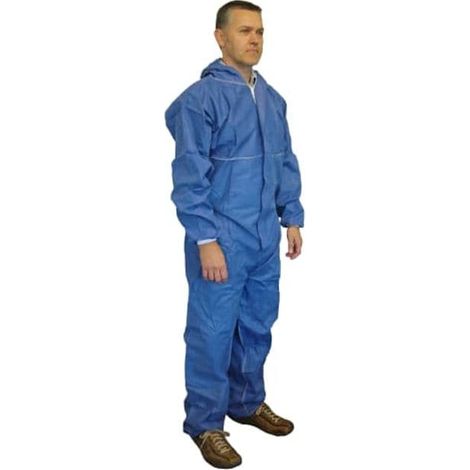 Scan 2523 XX LARGE Disposable Overall Navy XXL (45-49in) SCAWWDOXXL