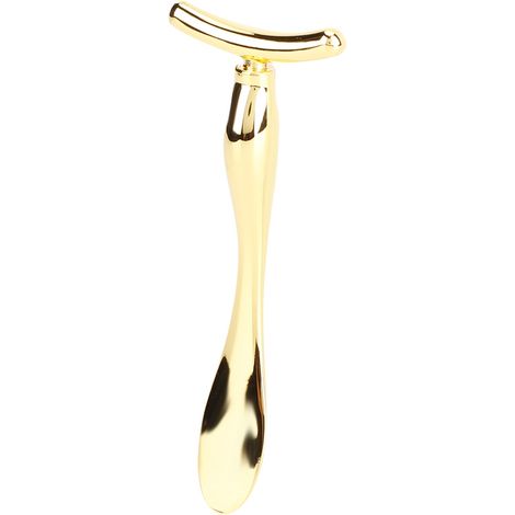 Baguette De Massage En Métal Forme U - Alliage De Zinc Pour Contour Des Yeux - Réduction Fatigue Et Rides - Lot De 1 (1/5)